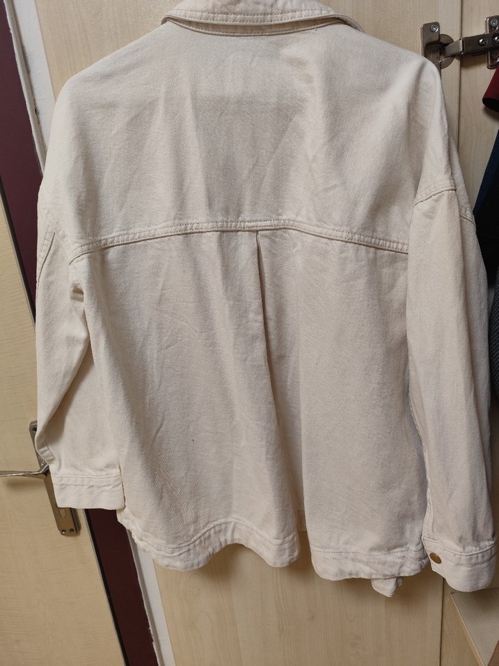 DeFacto Bej Düğmeli kot ceket - Görsel 2