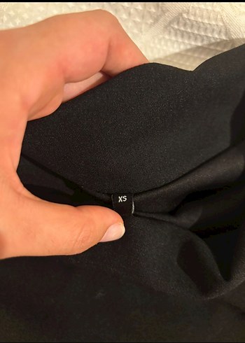 Siyah straplez bluz - Görsel 2