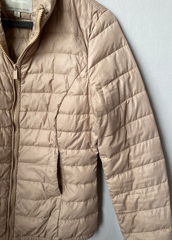 Bej Kadın Mont - Stradivarius - Görsel 4