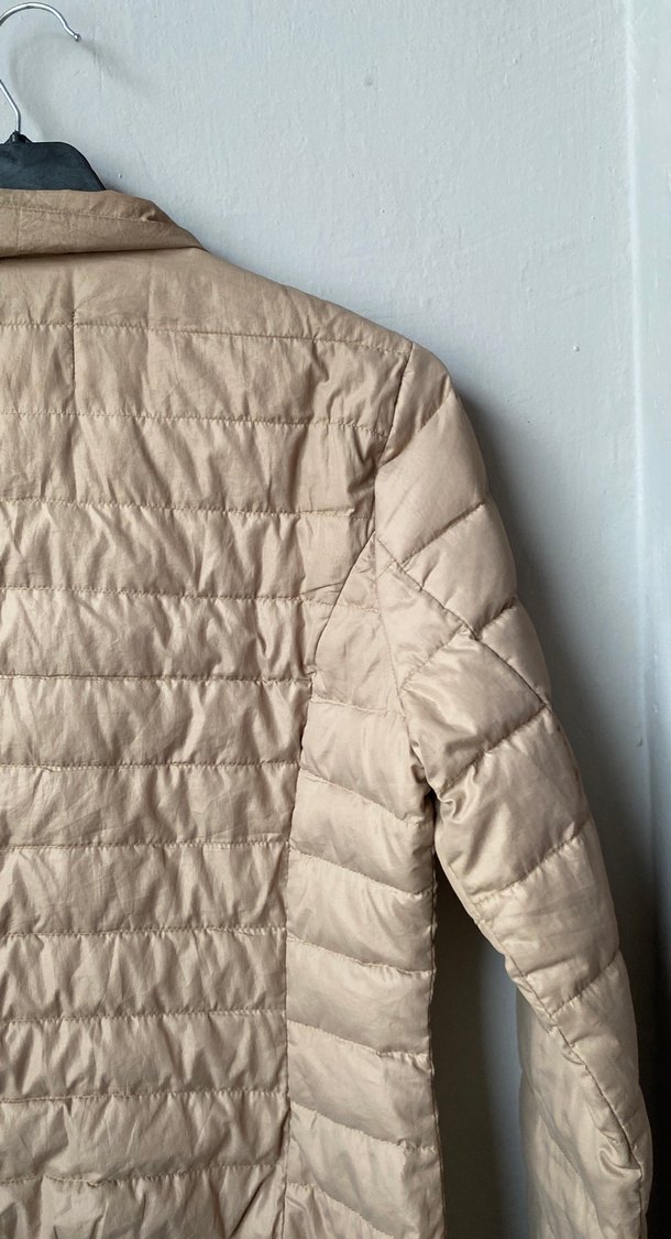 Bej Kadın Mont - Stradivarius - Görsel 3