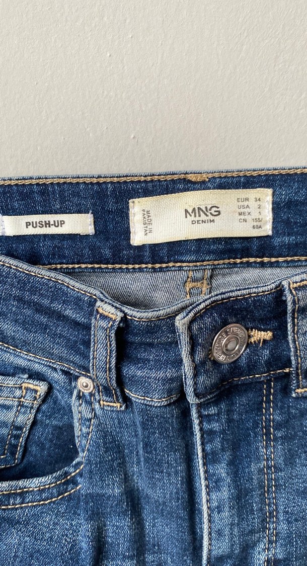 MNG Kadın Mavi Dar Kesim Kot Pantolon - Görsel 2