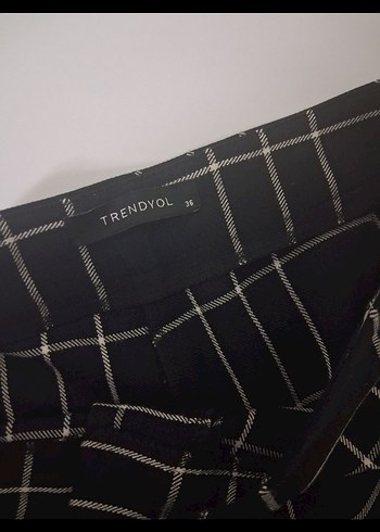 Düğmeli Gri Baskılı Kadın Denim Pantolonüçlü alım - Görsel 2