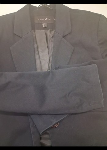 haki lacivert bayan mont Ceket - Görsel 3