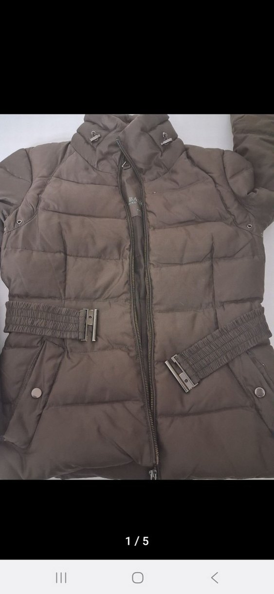 haki lacivert bayan mont Ceket - Görsel 4