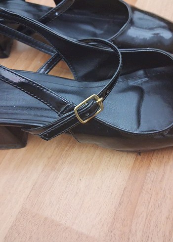 siyah topuklu aykkabı - Görsel 3