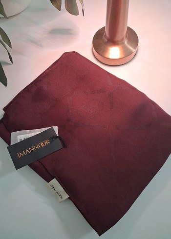 Bordo imanoor Kadın Şal - Görsel 4