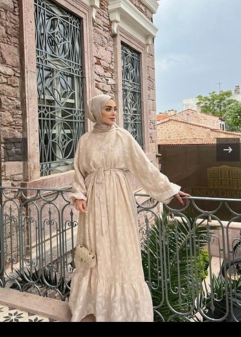 marka Bej Bohem Uzun Salaş Kadın Elbise - Görsel 7