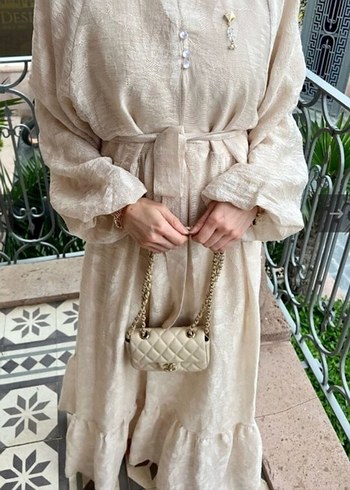 marka Bej Bohem Uzun Salaş Kadın Elbise - Görsel 5