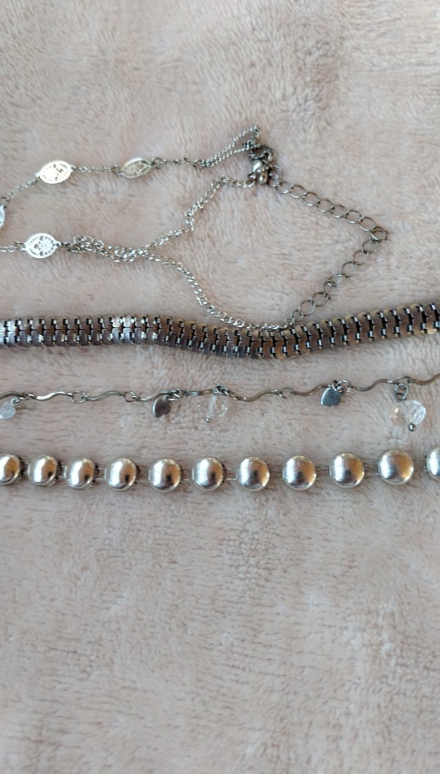 Yılan Desenli Zincir Detaylı Bohem Kadın 4'lü bileklik, - Görsel 2