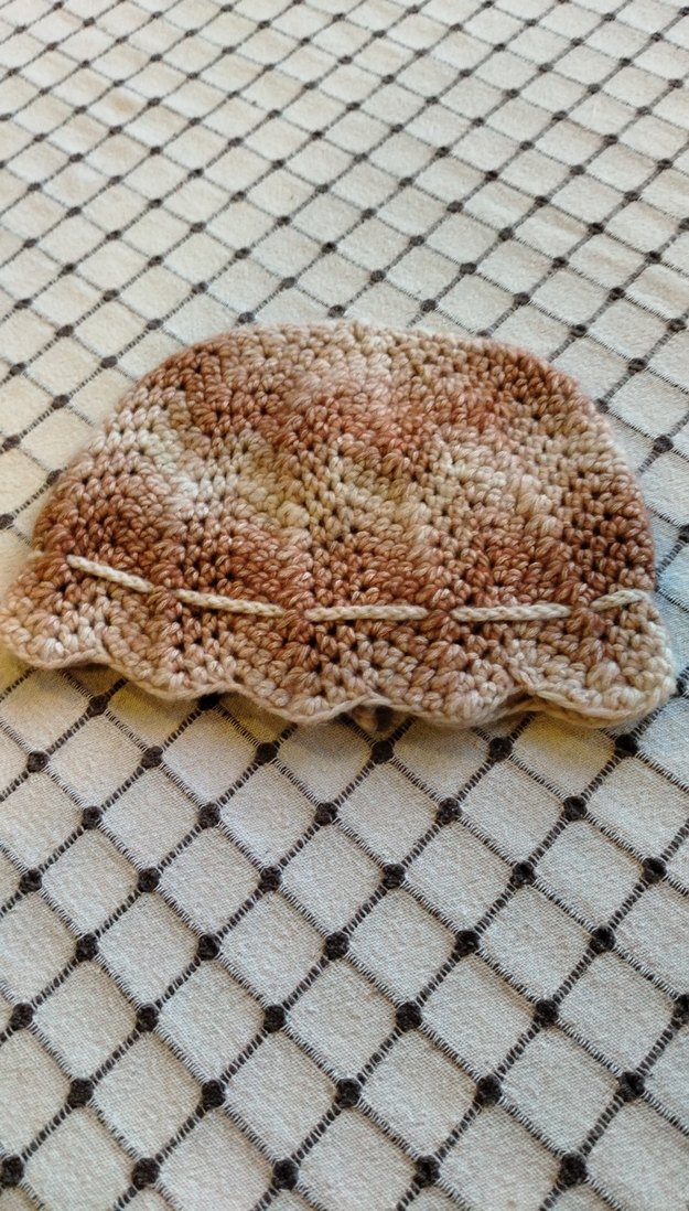 Bej el örgüsü Kadın Bere - Görsel 2