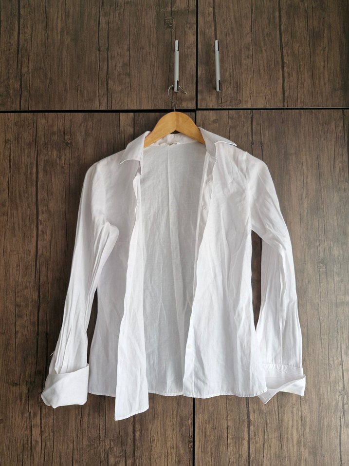 Adil Işık Beyaz Kadın Gömlek - Görsel 2