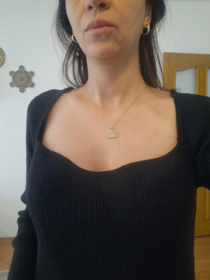 Trendyolmilla Siyah asimetrik Yaka Triko Elbise - Görsel 3