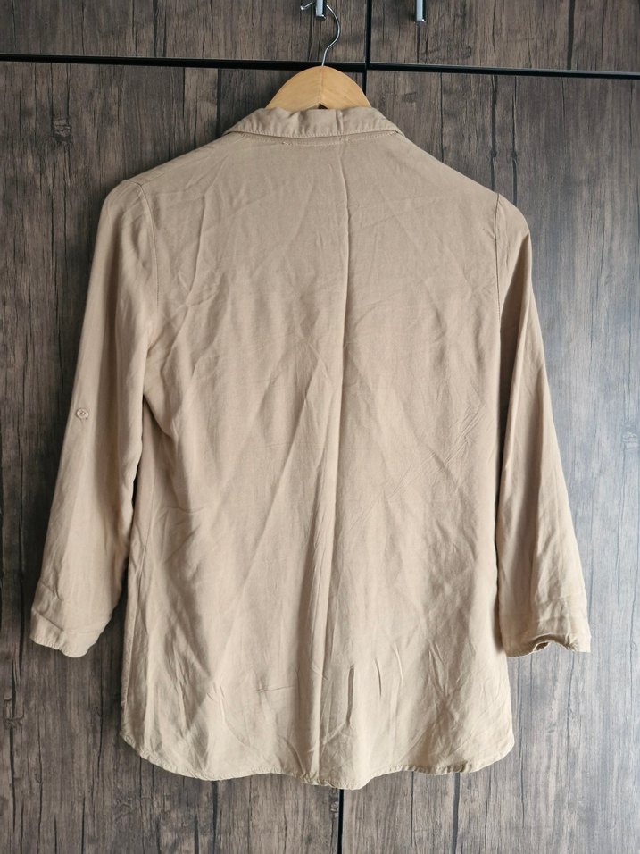 Trendyol Sütlü Kahve Rengi Düğmeli Kadın Gömlek - Görsel 2