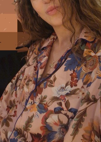 Pierre Cardin Çiçek Desenli Bohem Gömlek - Görsel 3