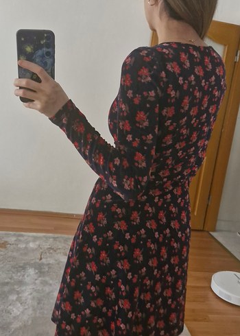 DEFACTO Kadife Elbise, Uzun Kollu - Görsel 4