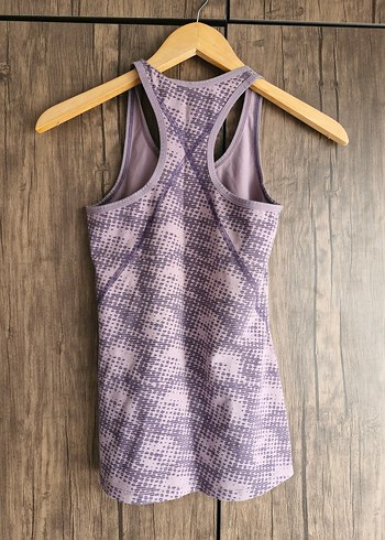 H&M Mor Desenli Sporcu Kadın Atlet - Görsel 2