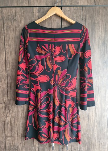 CARMEN, Çiçek Desenli Uzun İspanyol Kollu Bohem Mini Elbise - Görsel 5