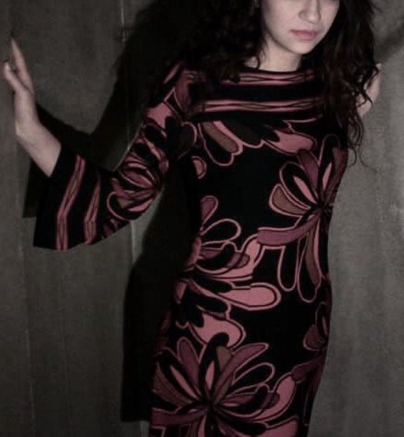 CARMEN, Çiçek Desenli Uzun İspanyol Kollu Bohem Mini Elbise - Görsel 4