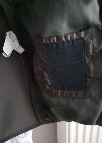 Gri Kapüşonlu Erkek Spor Yelek  S beden - Görsel 2