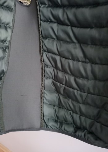 Gri Kapüşonlu Erkek Spor Yelek  S beden - Görsel 5