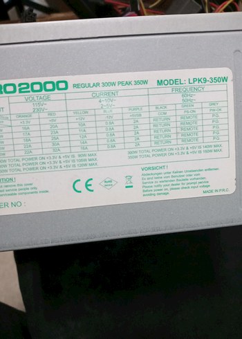 Power supply 350w - Görsel 2