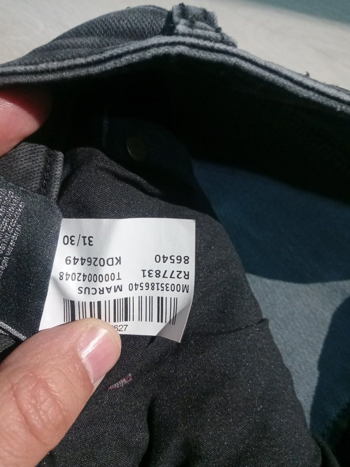 Mavi erkek pantolon - Görsel 4