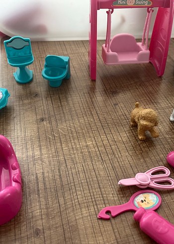  Beden Renk Pembe Pastel Mini Oyuncak Seti