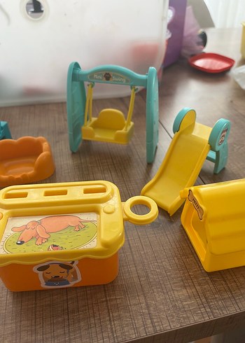  Beden Renk Sarı ve Pastel Renkli Oyuncak Seti
