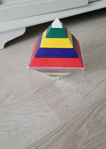 Beden Renkli Piramit Eğitici Oyuncak Bloklar