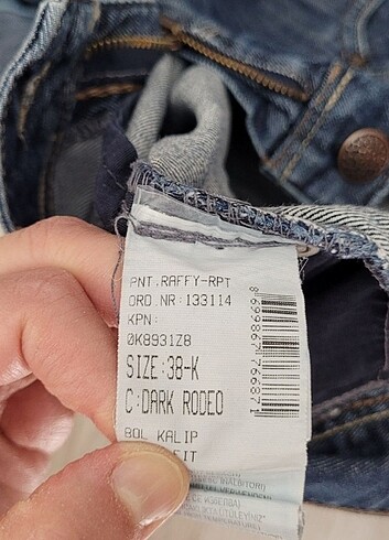 m Beden mavi Renk Bol paça kot pantolon