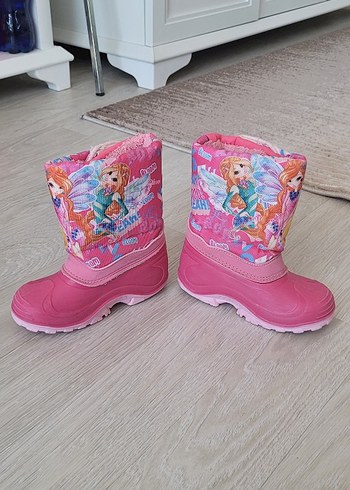 Kız Çocuk Pembe Winx Baskılı Bot - Görsel 3