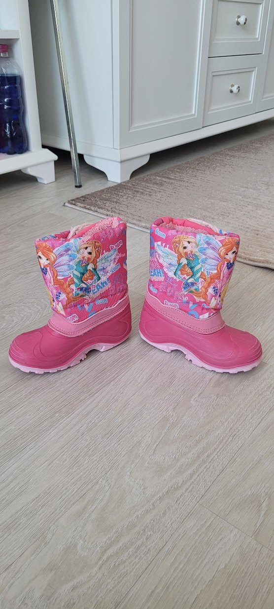 Kız Çocuk Pembe Winx Baskılı Bot - Görsel 3