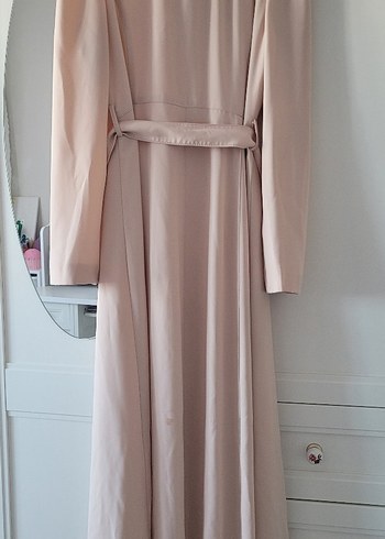 Nihan Düğmeli Uzun Kadın Pardesü - Görsel 4