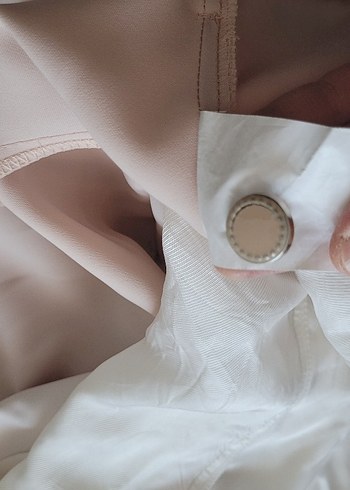 Nihan Düğmeli Uzun Kadın Pardesü - Görsel 6