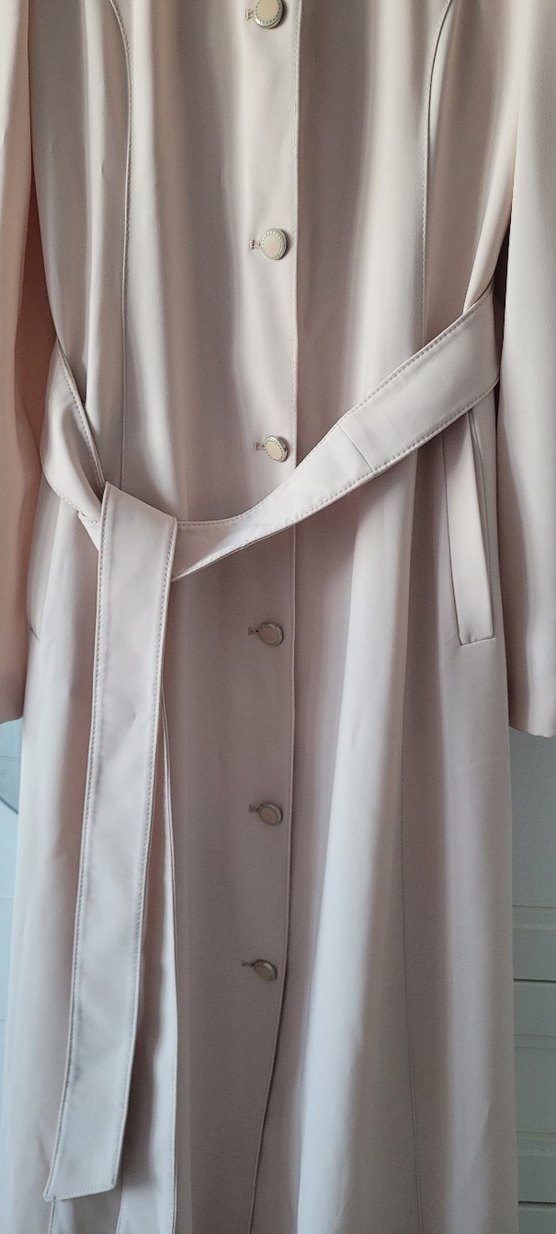 Nihan Düğmeli Uzun Kadın Pardesü - Görsel 3