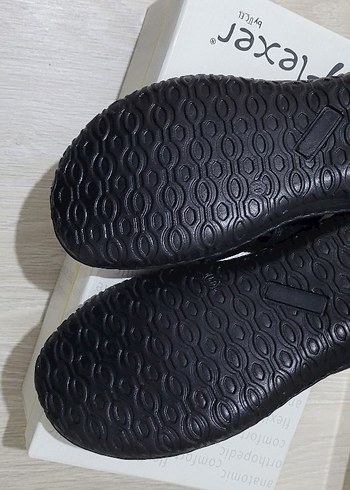 Erkek Siyah Cırt Tokalı Deri Sandalet - Görsel 3