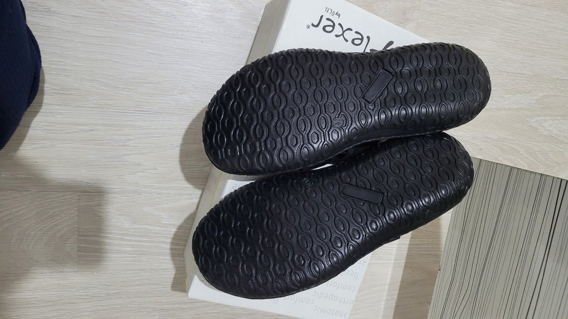 Erkek Siyah Cırt Tokalı Deri Sandalet - Görsel 3