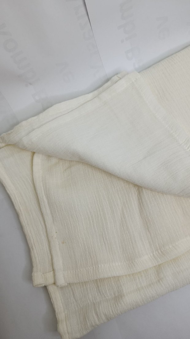 Doğal Ham Kumaş Müslin Bezi Çift Katlı - Görsel 2