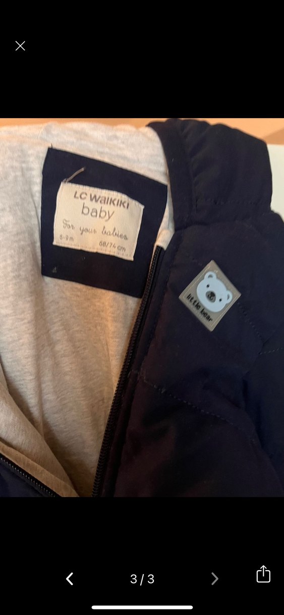 Koyu Mavi Fermuarlı astronot Tulumu - Görsel 3