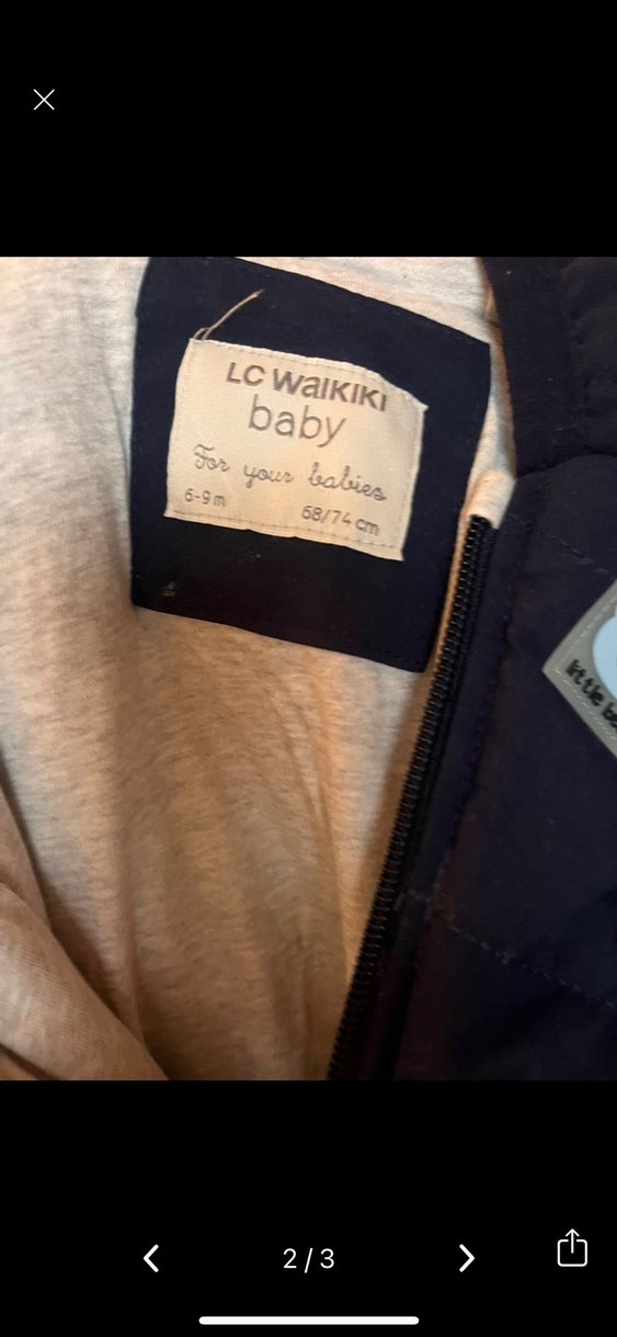 Koyu Mavi Fermuarlı astronot Tulumu - Görsel 2