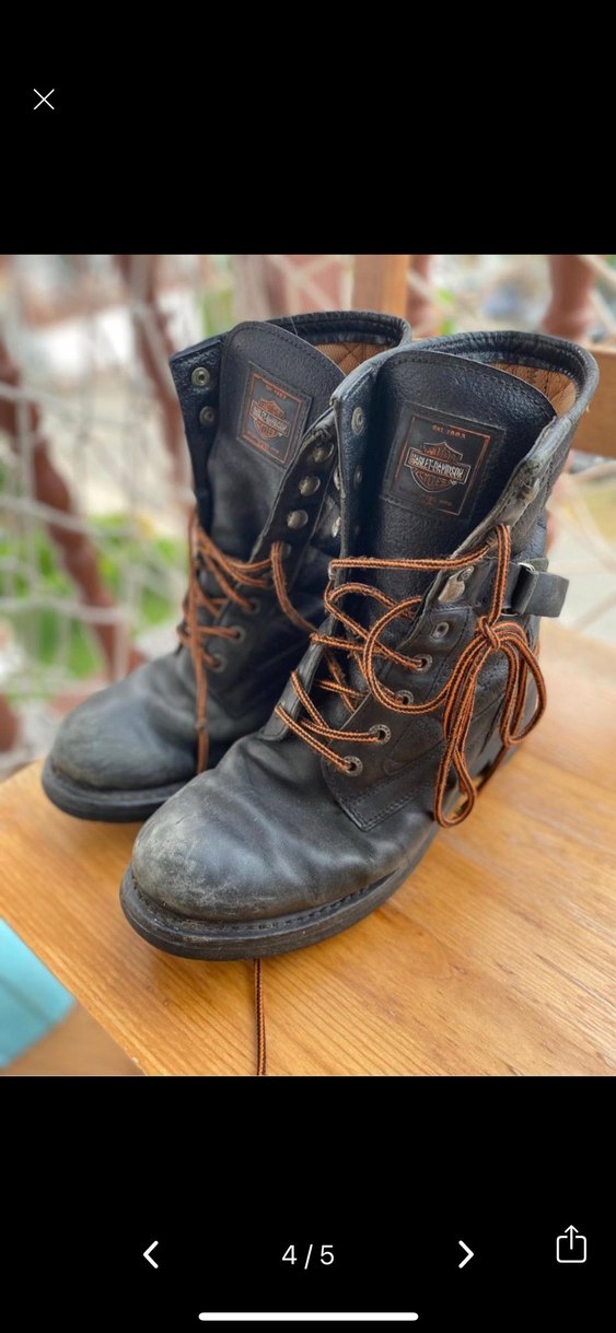 Orjinal Harley Davidson 42 num erkek bot - Görsel 3