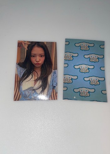  Beden Renk Pvc kaplamalı jennie photocard