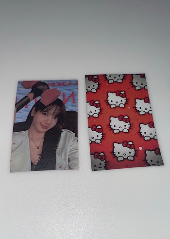 Beden Pvc kaplamalı lisa photocard