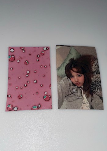 Beden Renk Pvc kaplamalı lisa photocard