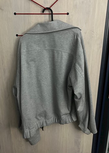 Gri Fermuarlı zara ceket - Görsel 2