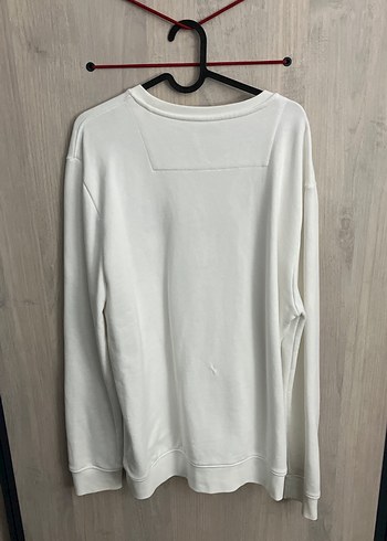 Baskılı Beyaz Erkek Guess Sweatshirt - Uzun Kollu - Görsel 2