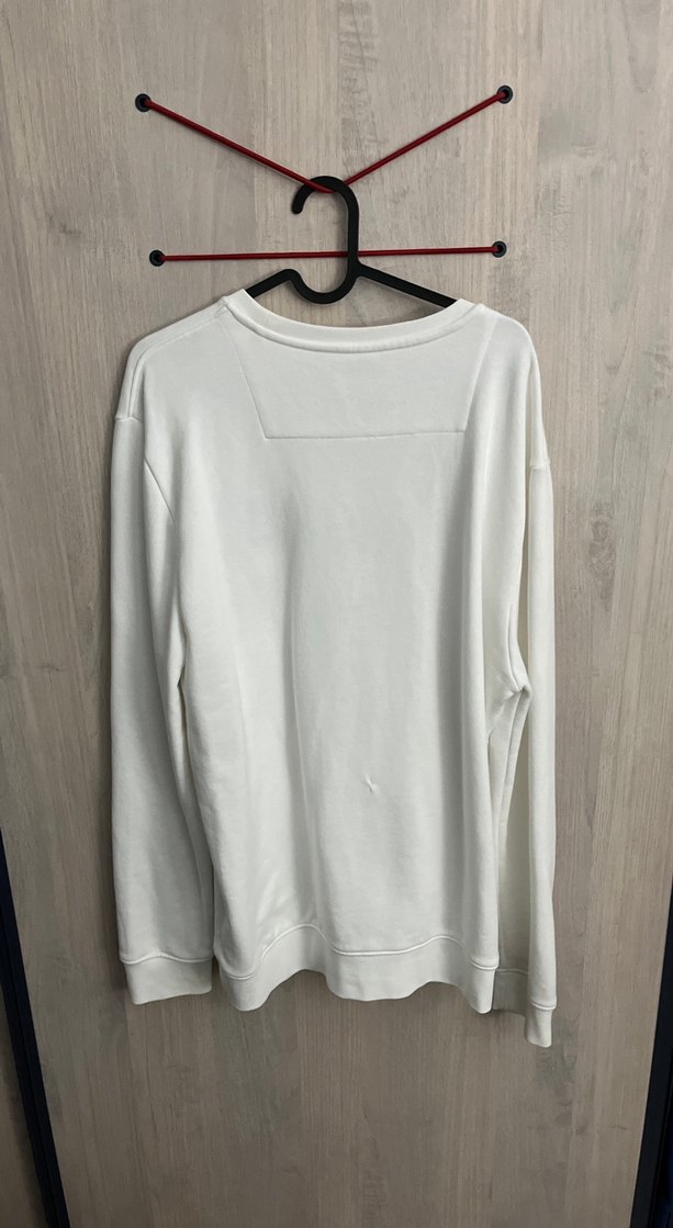 Baskılı Beyaz Erkek Guess Sweatshirt - Uzun Kollu - Görsel 2