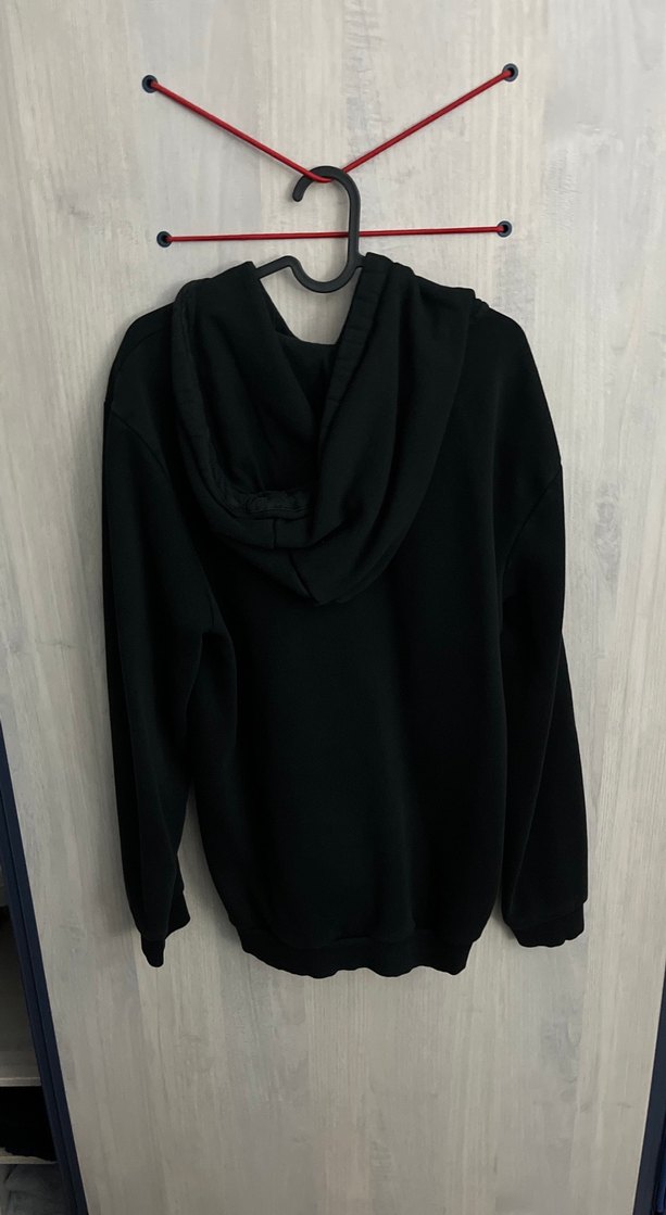 Loft Siyah Kapüşonlu Fermuarlı Sweatshirt - Görsel 2