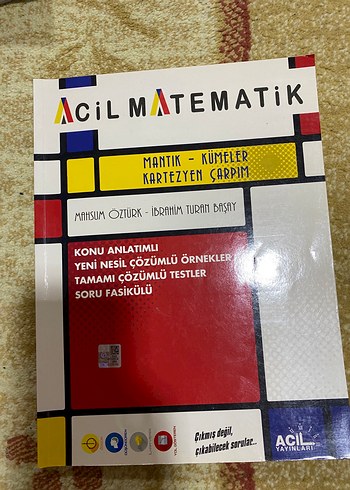 Acil Matematik Mantık-Kümeler Kitabı