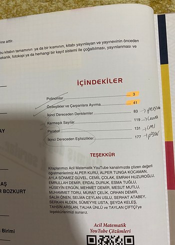  Acil Matematik Konu Anlatımlı Soru Fasikülü